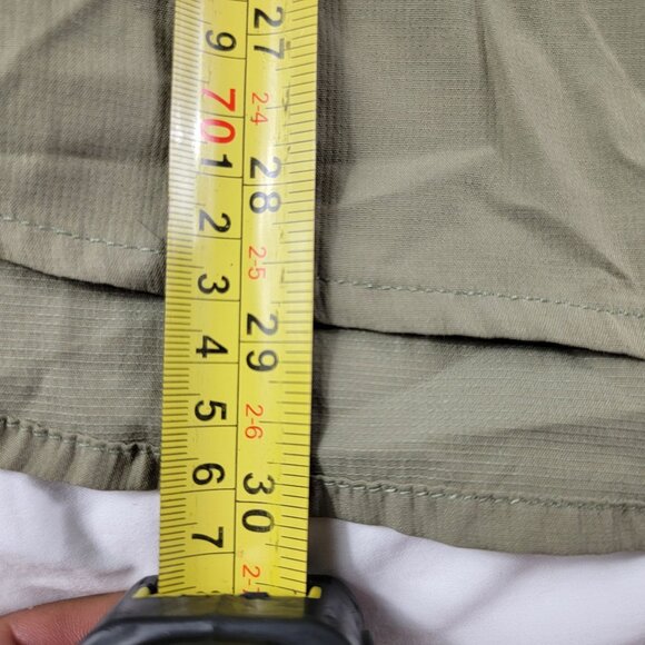 GH Bass Co Explorer Mens Large Olive Green Shirt Short Sleeve Button Down Hiking - Picture 11 of 11